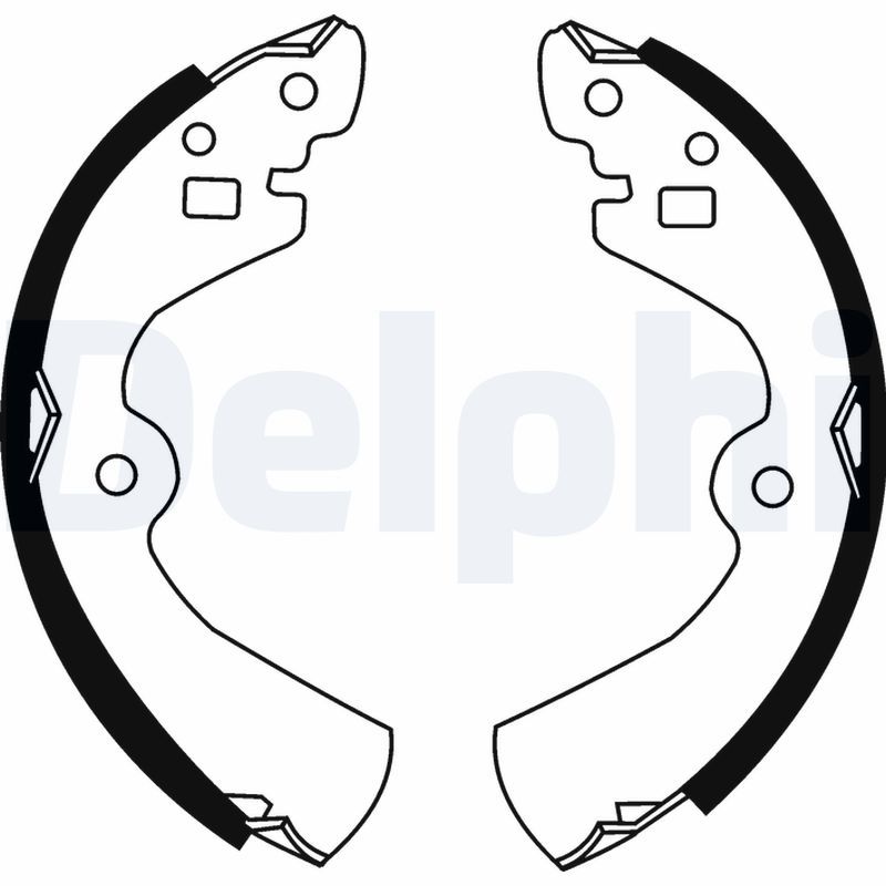 DELPHI LS1494 Brake Shoe Set