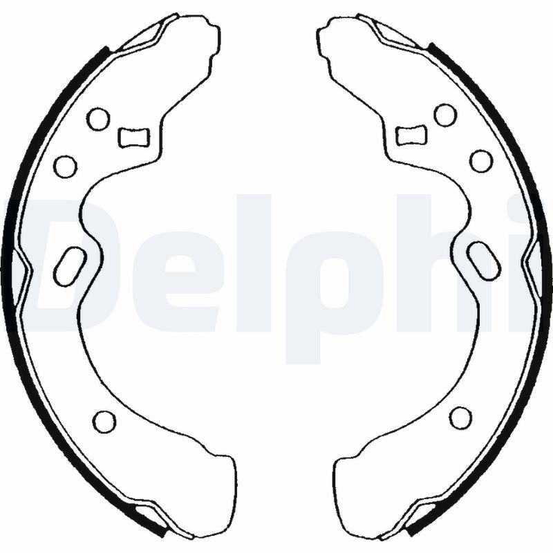 DELPHI LS1501 Brake Shoe Set