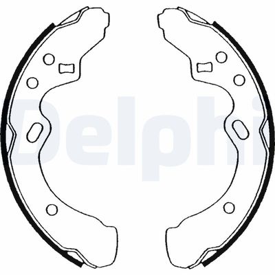 Brake Shoe Set DELPHI LS1501