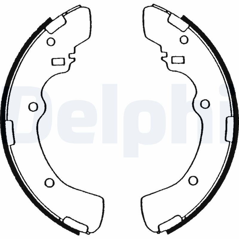 DELPHI LS1503 Brake Shoe Set