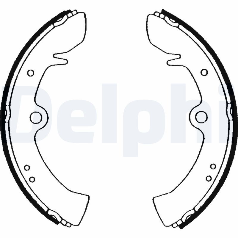 DELPHI LS1534 Brake Shoe Set