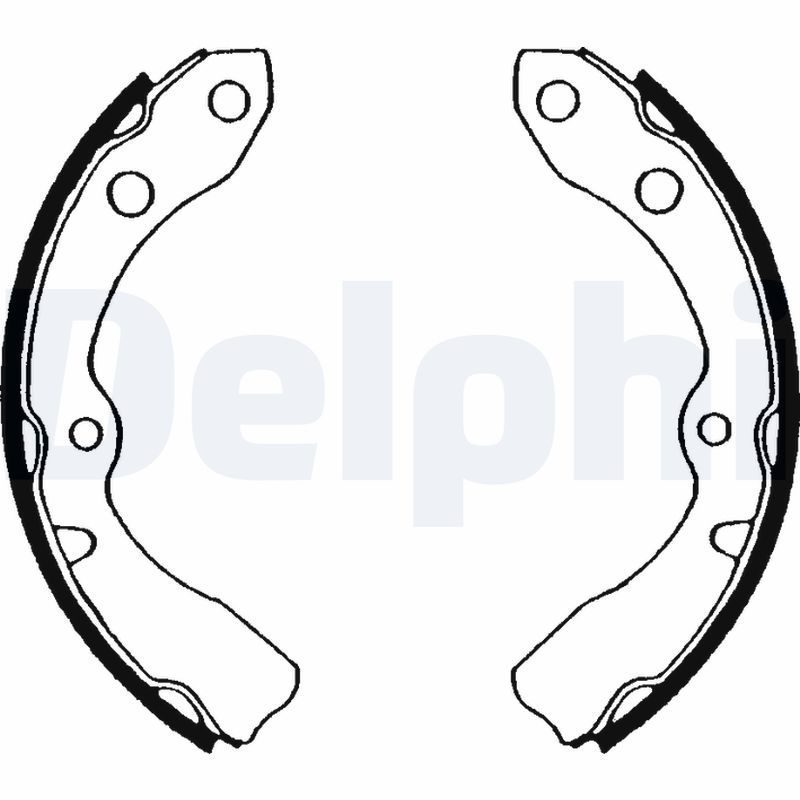 DELPHI LS1569 Brake Shoe Set