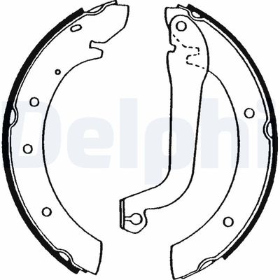 Brake Shoe Set DELPHI LS1570