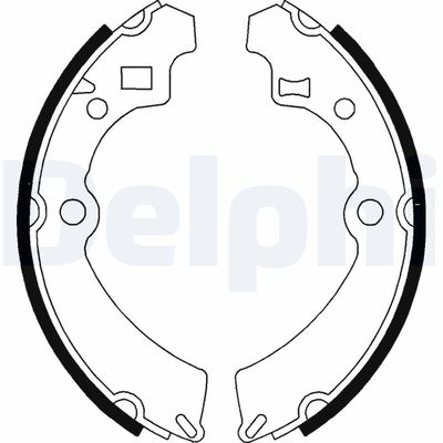 Brake Shoe Set DELPHI LS1586