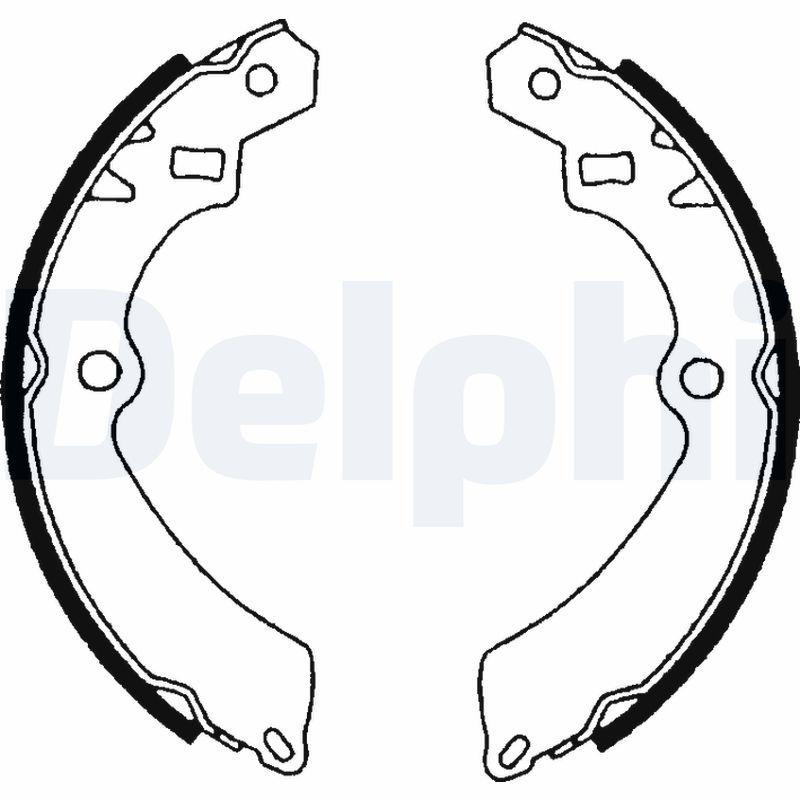 DELPHI LS1599 Brake Shoe Set