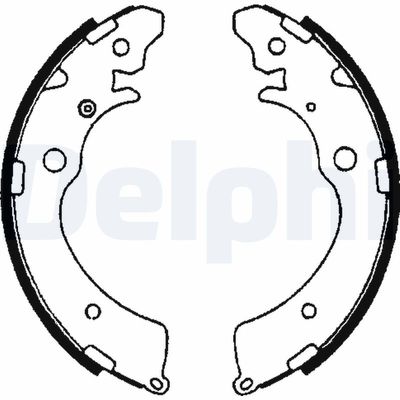Brake Shoe Set DELPHI LS1641