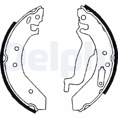 Brake Shoe Set DELPHI LS1645
