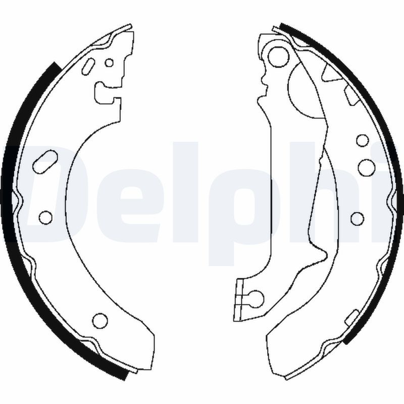 DELPHI LS1683 Brake Shoe Set