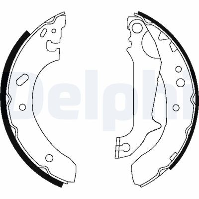 Brake Shoe Set DELPHI LS1683