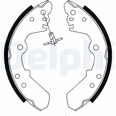 Brake Shoe Set DELPHI LS1687