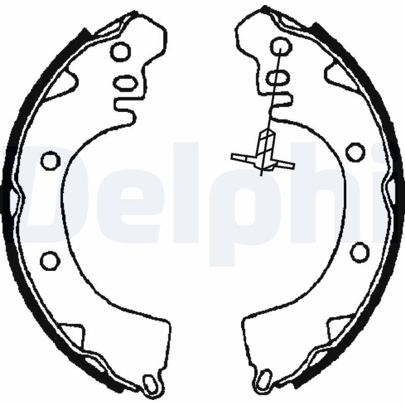 DELPHI LS1705 Brake Shoe Set