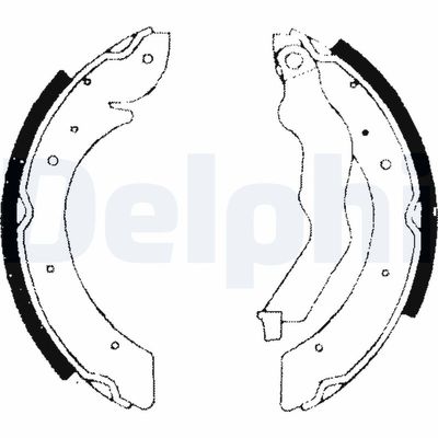 Brake Shoe Set DELPHI LS1714