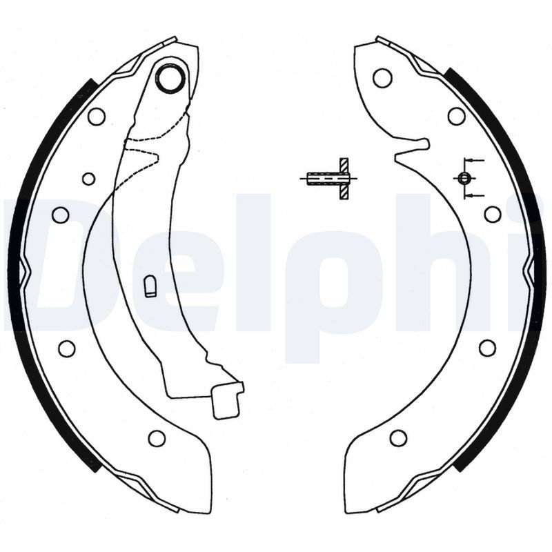 DELPHI LS1716 Brake Shoe Set
