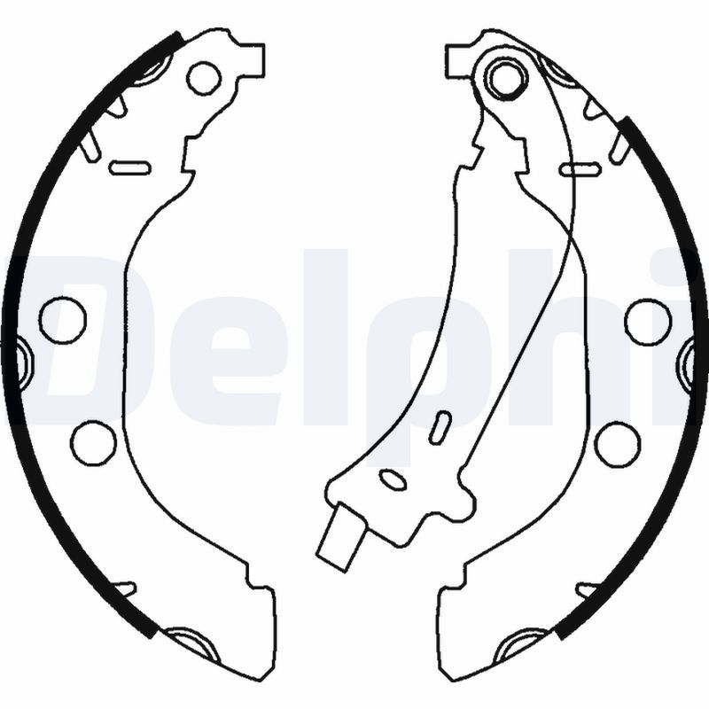 DELPHI LS1723 Brake Shoe Set