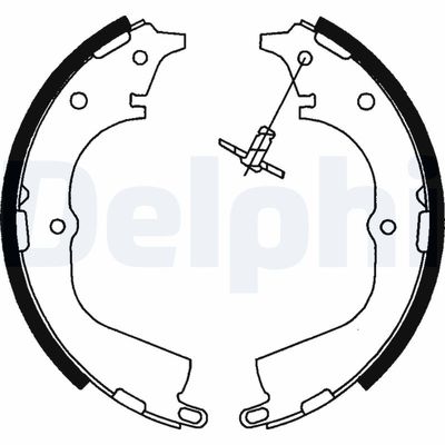 Brake Shoe Set DELPHI LS1744