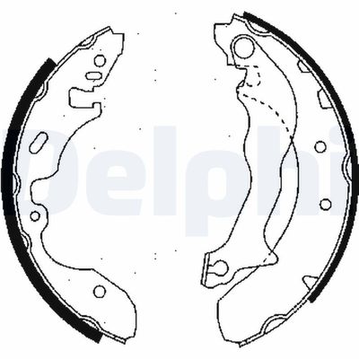 Brake Shoe Set DELPHI LS1746
