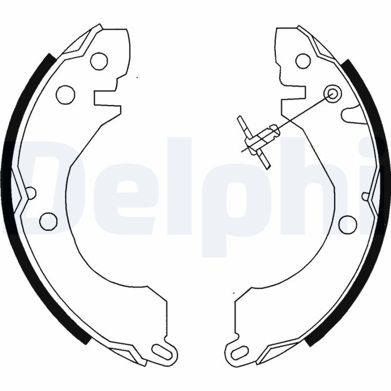 DELPHI LS1779 Brake Shoe Set