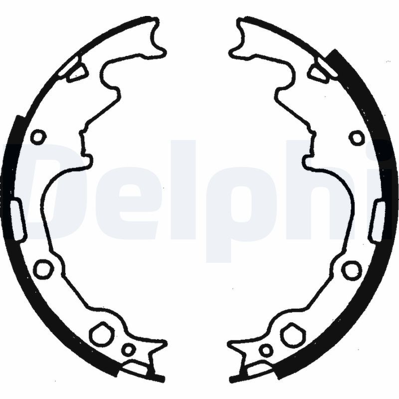 DELPHI LS1780 Brake Shoe Set