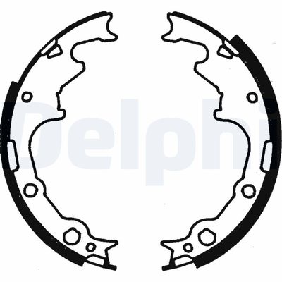 Brake Shoe Set DELPHI LS1780