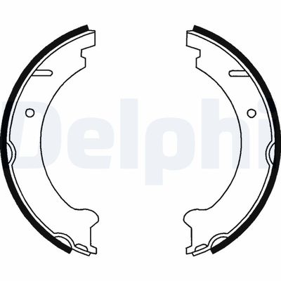Brake Shoe Set, parking brake DELPHI LS1781