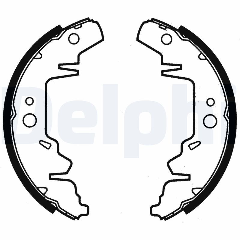 DELPHI LS1814 Brake Shoe Set