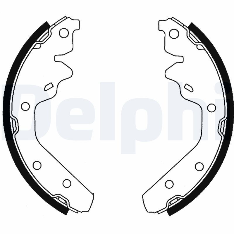 DELPHI LS1820 Brake Shoe Set