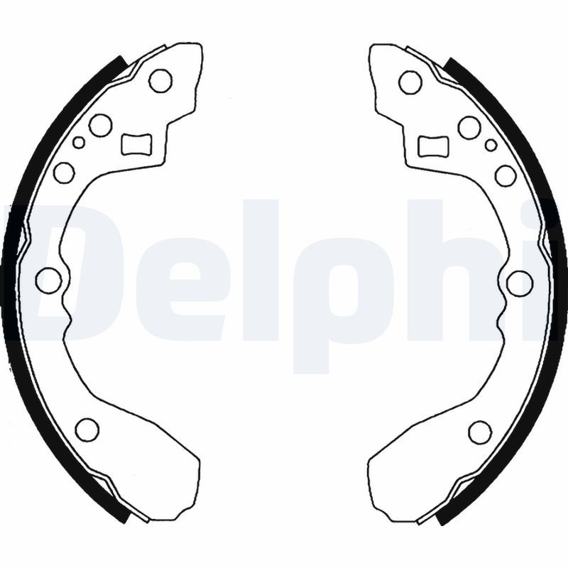 DELPHI LS1824 Brake Shoe Set