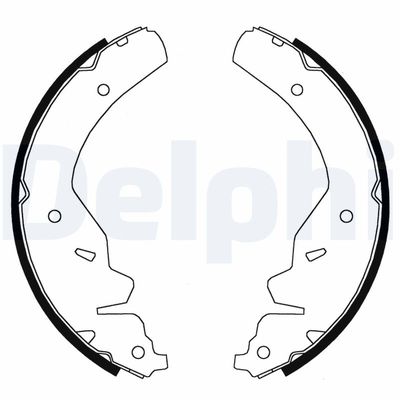 Brake Shoe Set DELPHI LS1825
