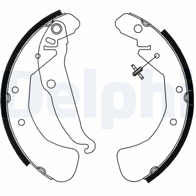 DELPHI LS1829 Brake Shoe Set