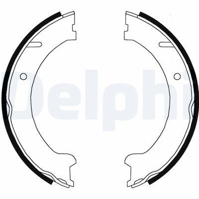 Brake Shoe Set, parking brake DELPHI LS1832
