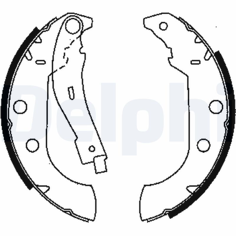 DELPHI LS1833 Brake Shoe Set