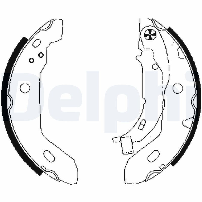DELPHI LS1841 Brake Shoe Set