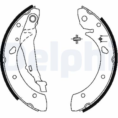 Brake Shoe Set DELPHI LS1843