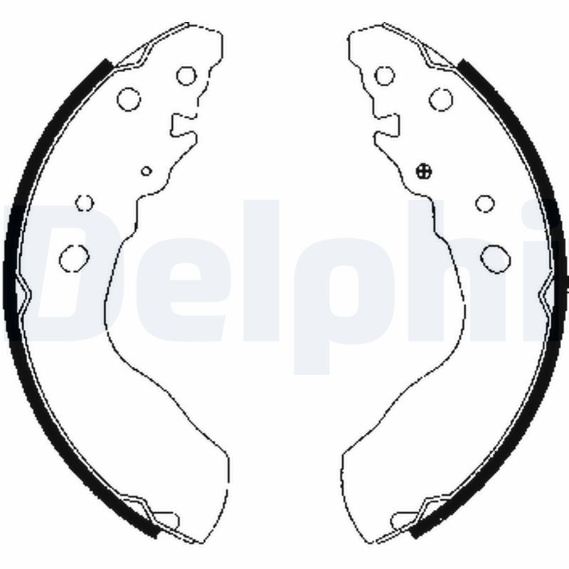 DELPHI LS1845 Brake Shoe Set