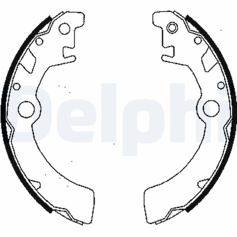 DELPHI LS1846 Brake Shoe Set