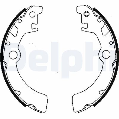 Brake Shoe Set DELPHI LS1846