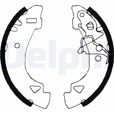 Brake Shoe Set DELPHI LS1860