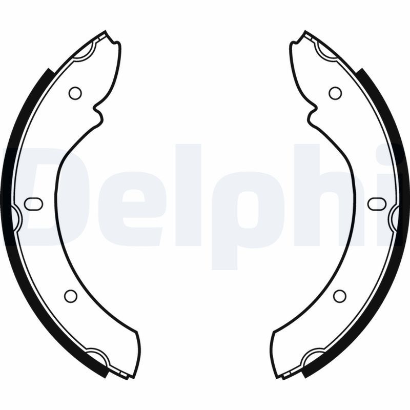DELPHI LS1866 Brake Shoe Set
