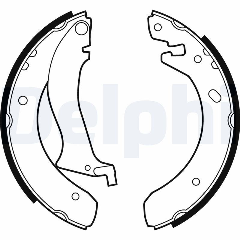 DELPHI LS1870 Brake Shoe Set