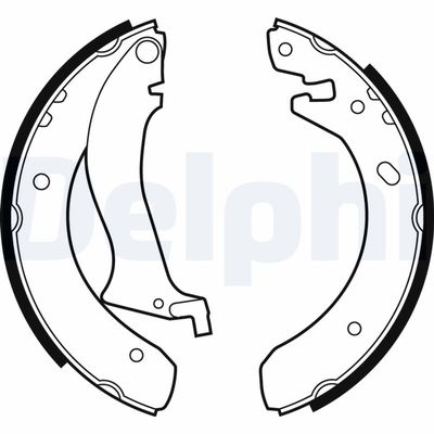 Brake Shoe Set DELPHI LS1870