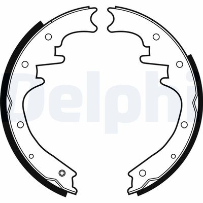 Brake Shoe Set DELPHI LS1872