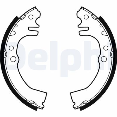Brake Shoe Set DELPHI LS1874