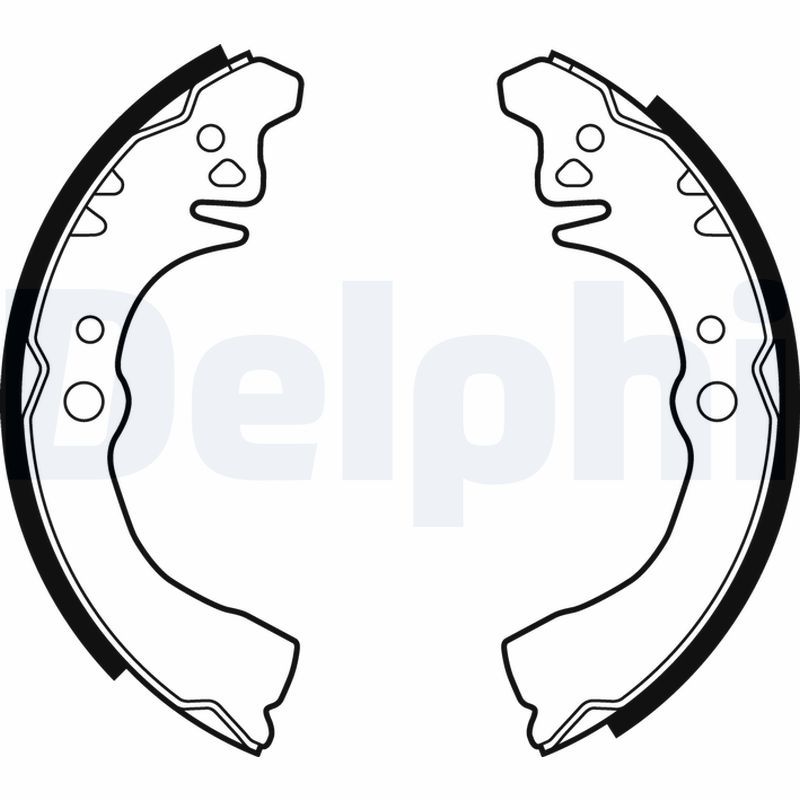 DELPHI LS1875 Brake Shoe Set