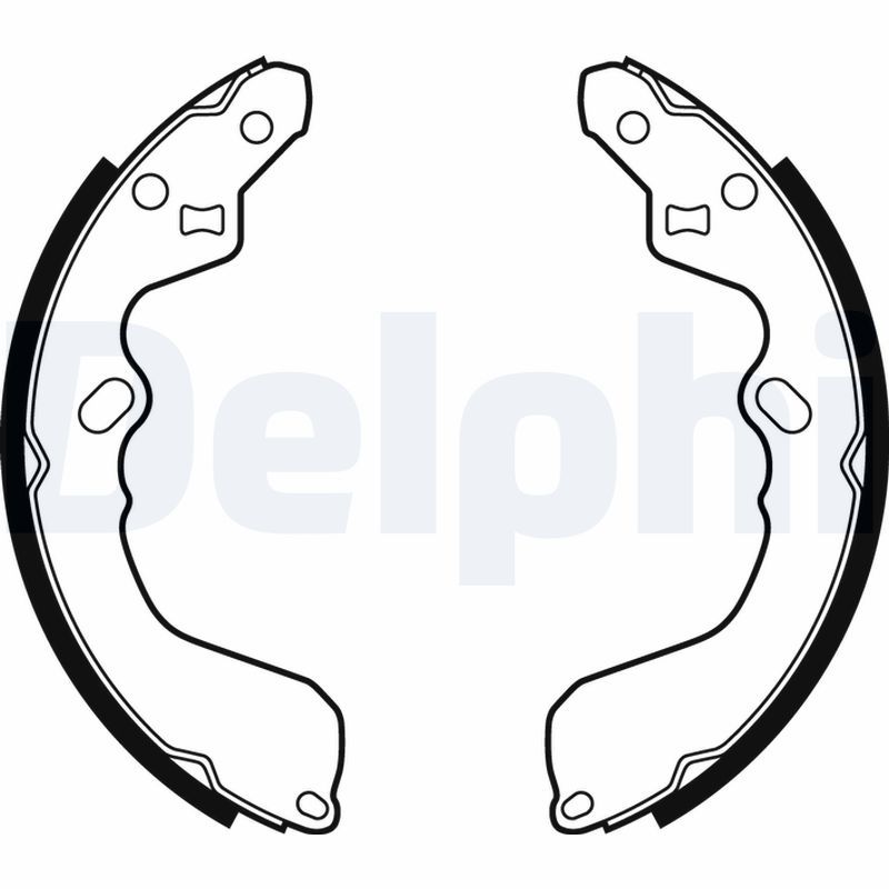 DELPHI LS1876 Brake Shoe Set