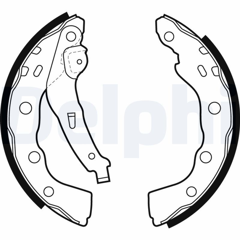 DELPHI LS1880 Brake Shoe Set