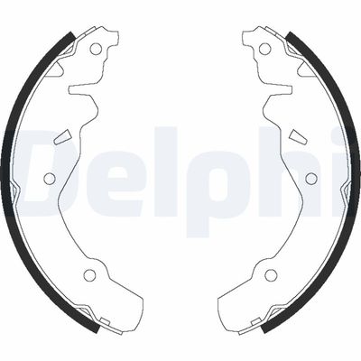 Brake Shoe Set DELPHI LS1906