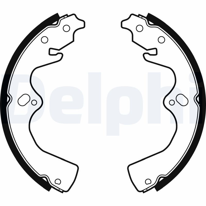 DELPHI LS1907 Brake Shoe Set