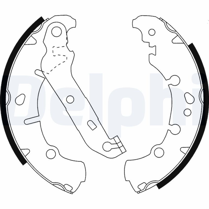 DELPHI LS1912 Brake Shoe Set