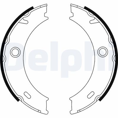 Brake Shoe Set, parking brake DELPHI LS1917