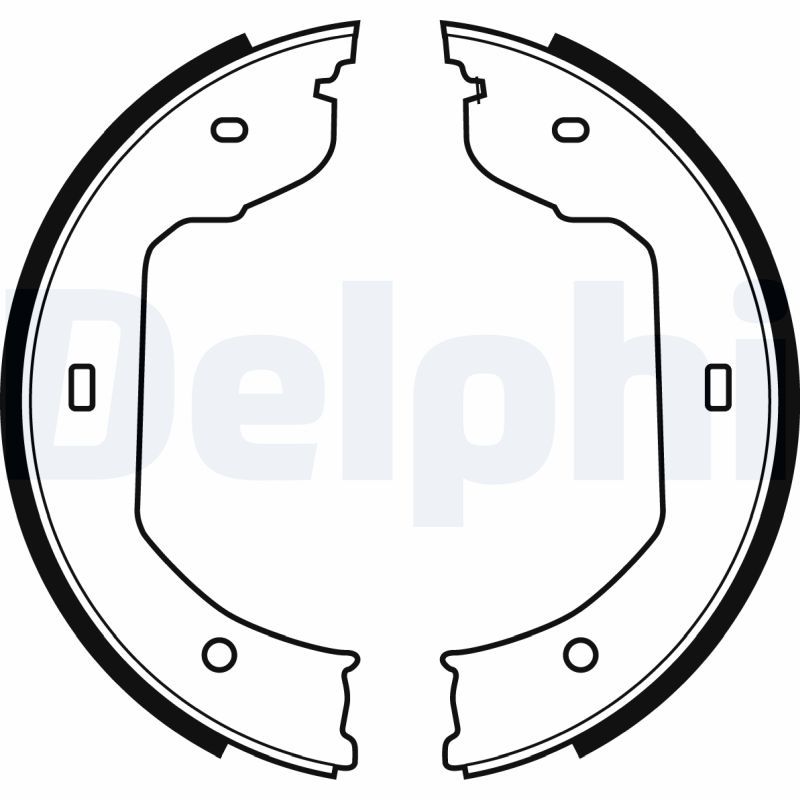 DELPHI LS1920 Brake Shoe Set